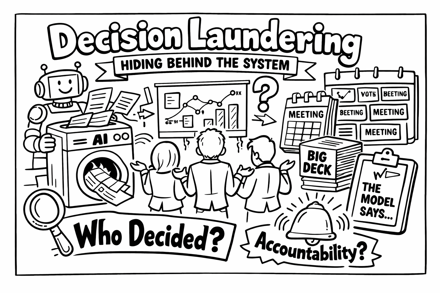Decision Laundering Is the New Leadership Failure Mode