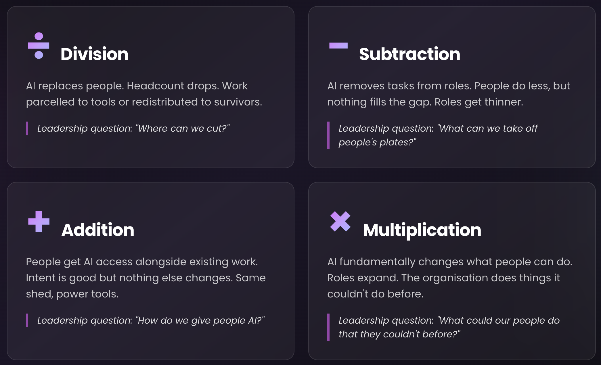 The AI Maths Framework